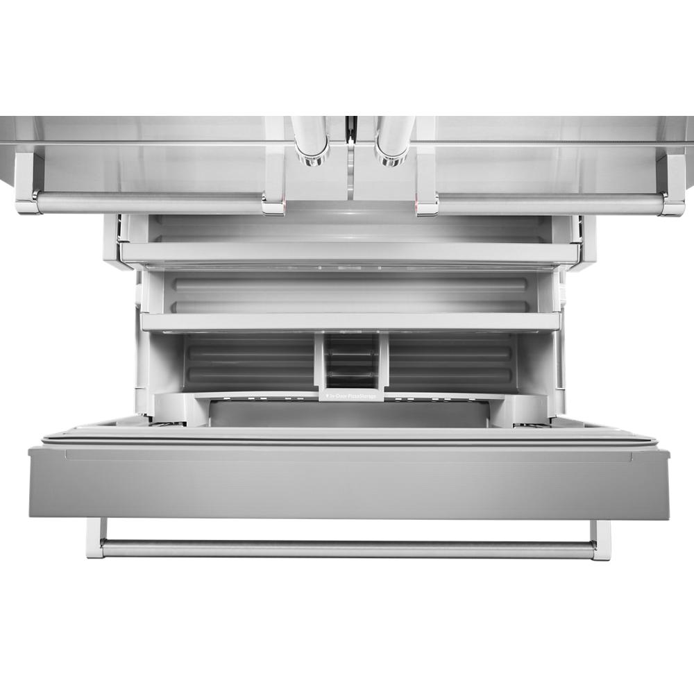 Model: KRMF706ESS - S/D  | KitchenAid 25.8 Cu. Ft. 36" Multi-Door Freestanding Refrigerator with Platinum Interior Design