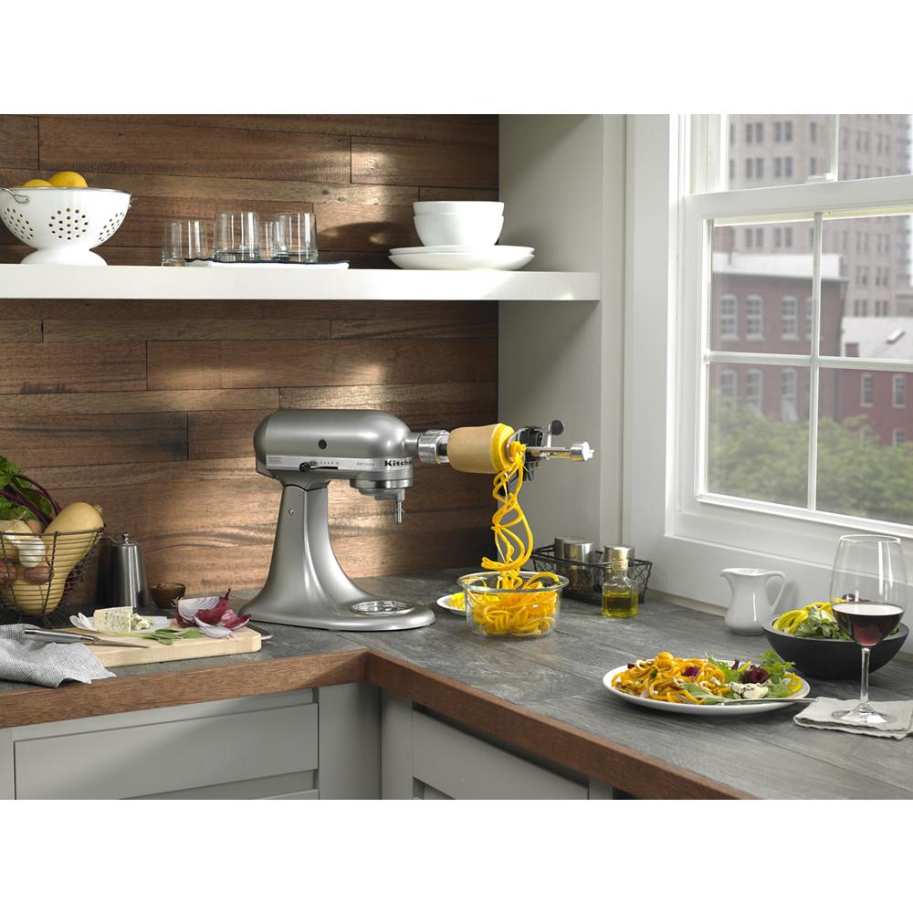 Model: KSM1APC | KitchenAid 5 Blade Spiralizer with Peel, Core and Slice