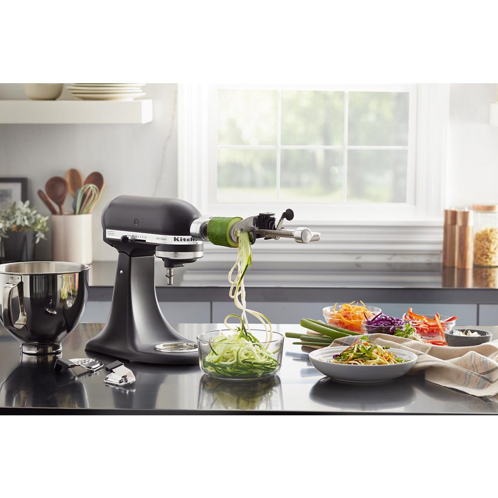 Model: KSM1APC | KitchenAid 5 Blade Spiralizer with Peel, Core and Slice