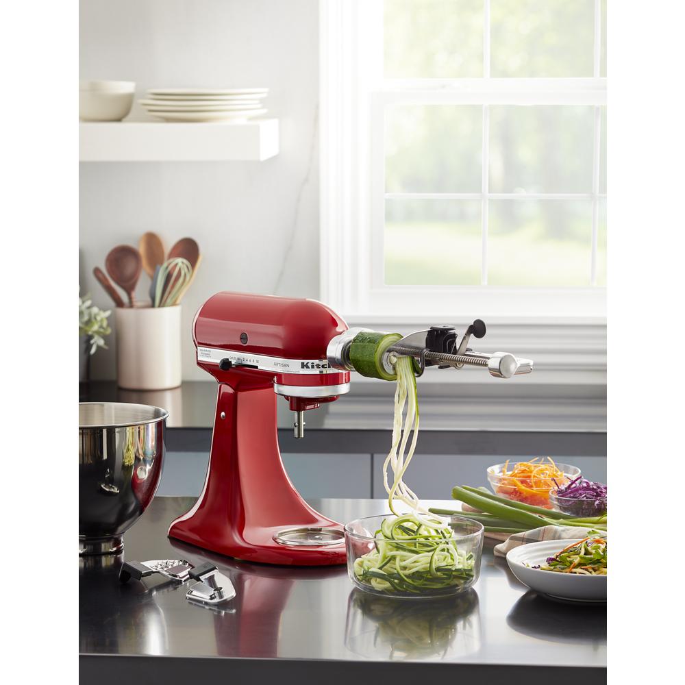 Model: KSM1APC | KitchenAid 5 Blade Spiralizer with Peel, Core and Slice