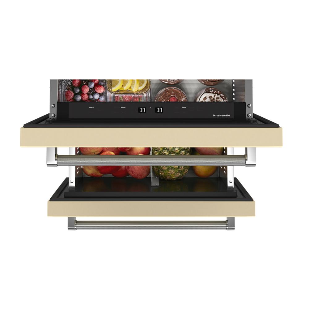 KitchenAid KUDR204KPA 24" PanelReady Undercounter DoubleDrawer