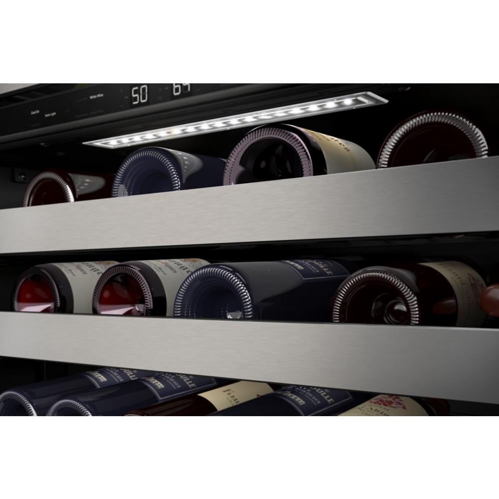 Model: KUWR314KSS | KitchenAid 24" Undercounter Wine Cellar with Glass Door and Metal-Front Racks