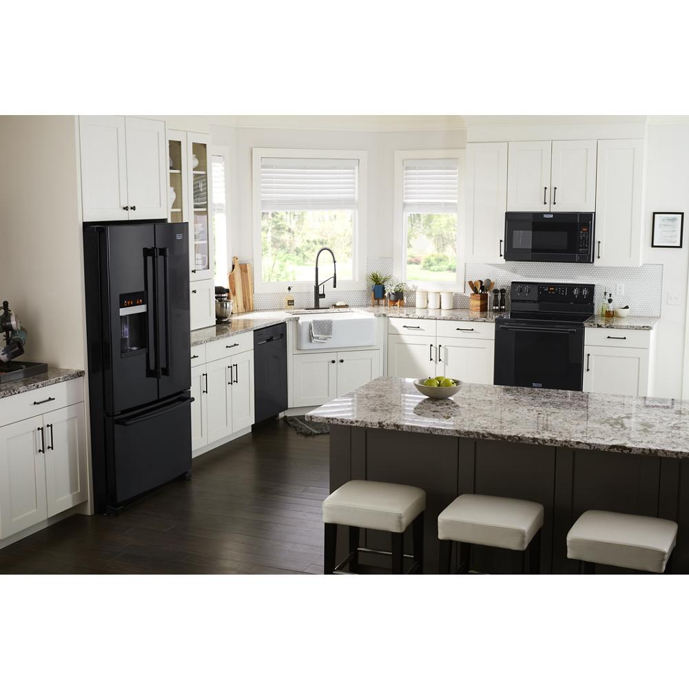 Model: MDB8959SKB | Maytag 24” Top Control Dishwasher with Dual Power Filtration, PowerBlast® Cycle and 3rd Level Rack - 47 dBA