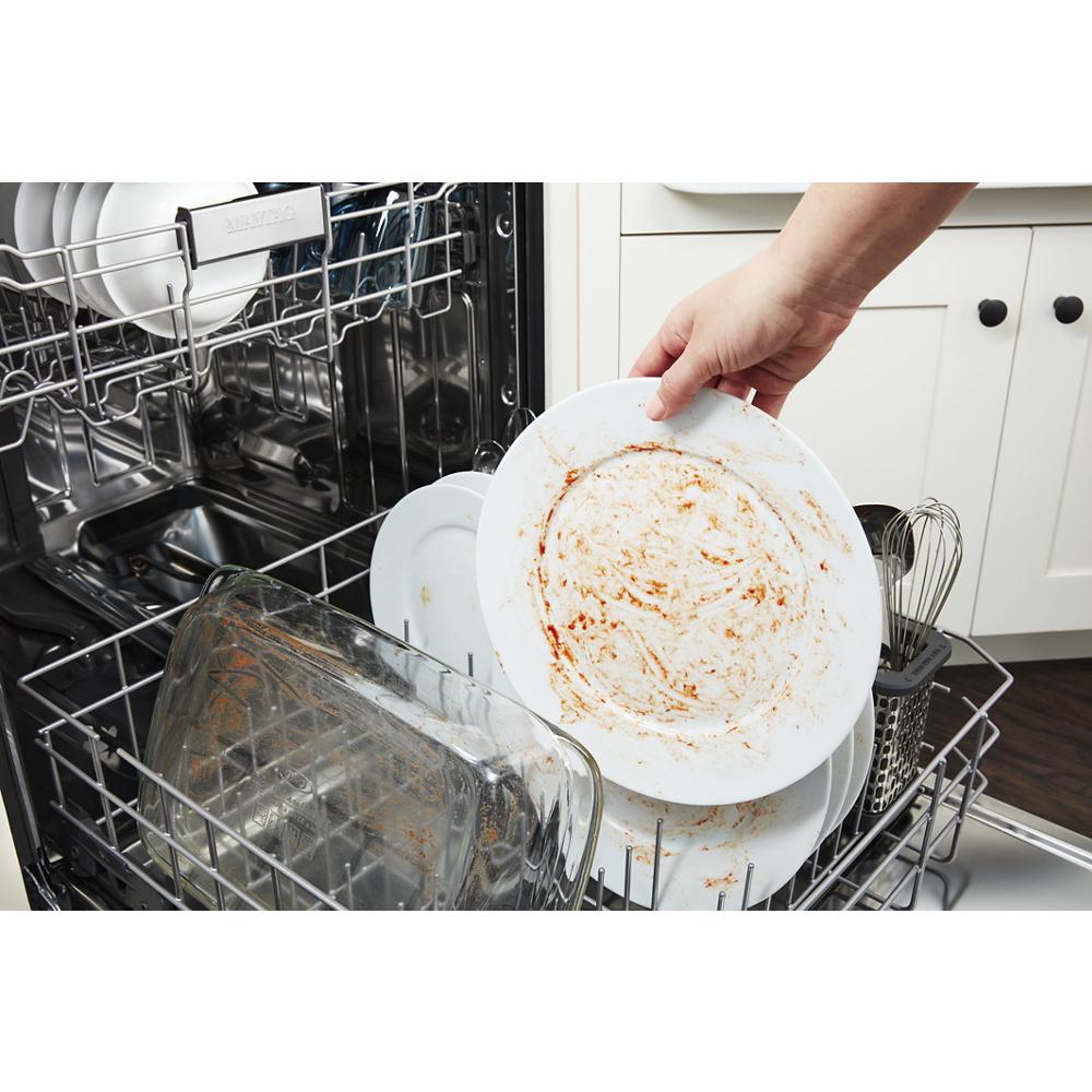 Model: MDB8959SKB | Maytag 24” Top Control Dishwasher with Dual Power Filtration, PowerBlast® Cycle and 3rd Level Rack - 47 dBA
