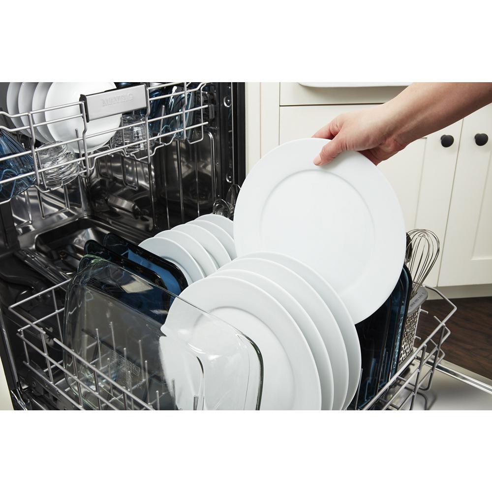 Model: MDB8959SKB | Maytag 24” Top Control Dishwasher with Dual Power Filtration, PowerBlast® Cycle and 3rd Level Rack - 47 dBA