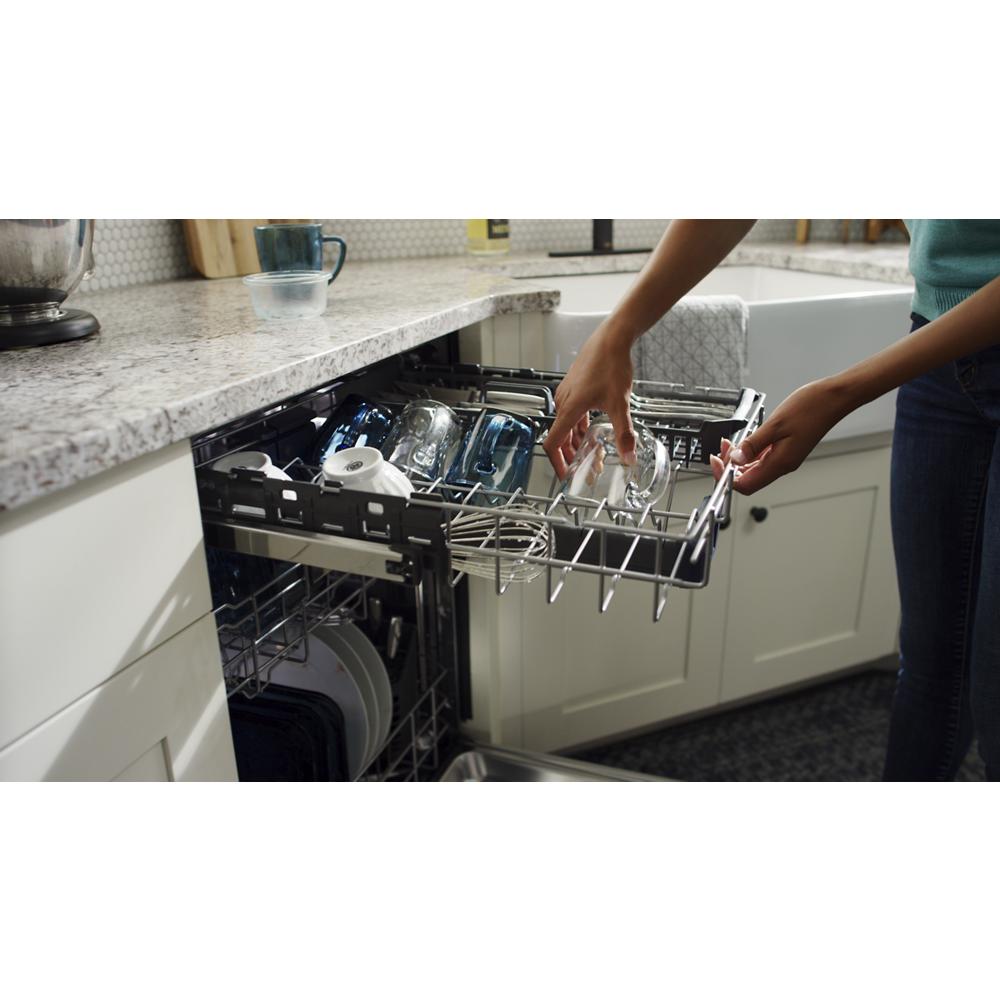 Model: MDB8959SKW | Maytag 24” Top Control Dishwasher with Dual Power Filtration, PowerBlast® Cycle and 3rd Level Rack - 47 dBA