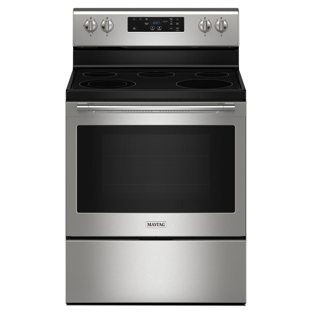 Maytag 30-inch Wide Electric Range with Steam Clean - 5.3 cu. ft.