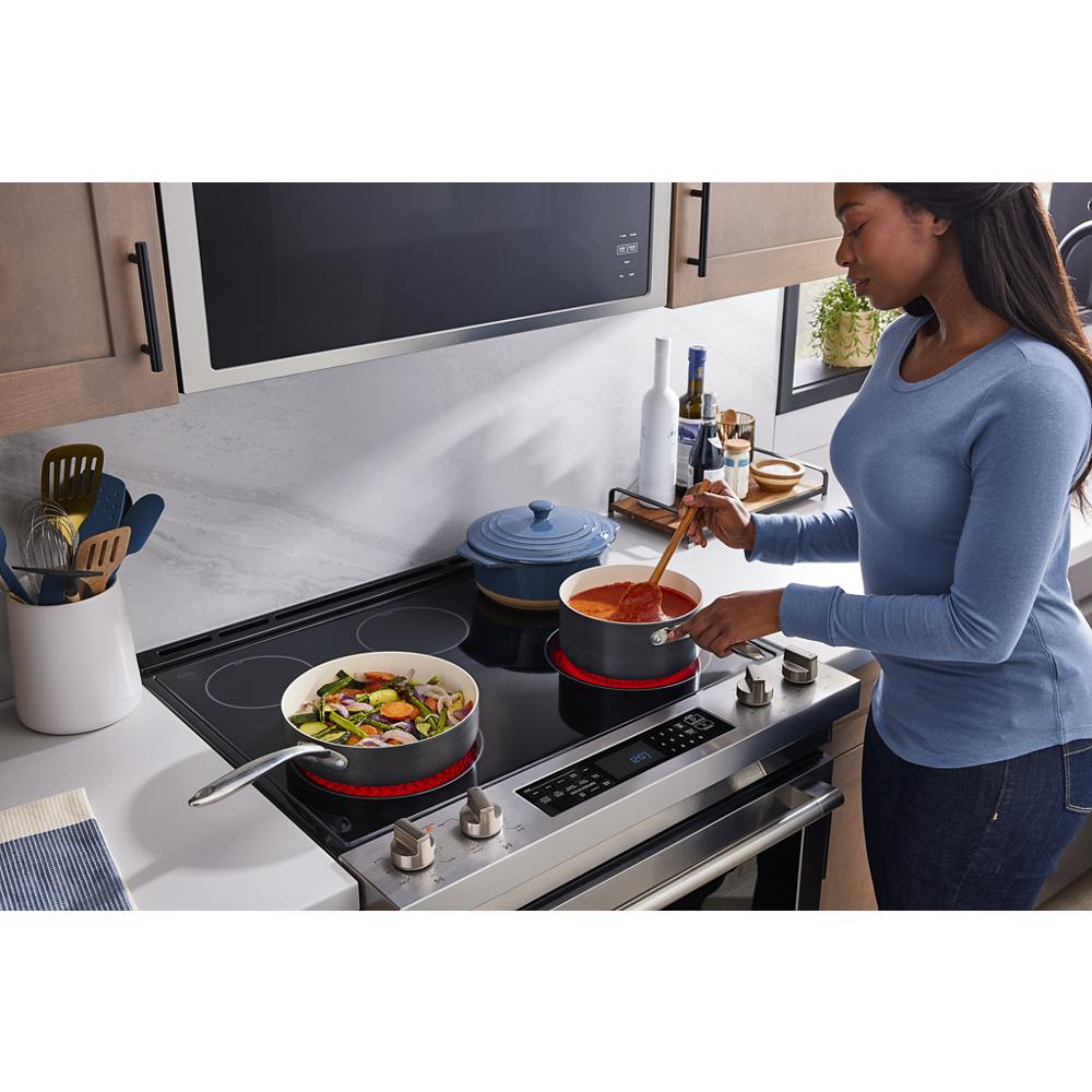 Maytag - MES8800PZ - 30-Inch Wide Slide-In Electric Range With Air Fry -  6.4 Cu. Ft.-MES8800PZ