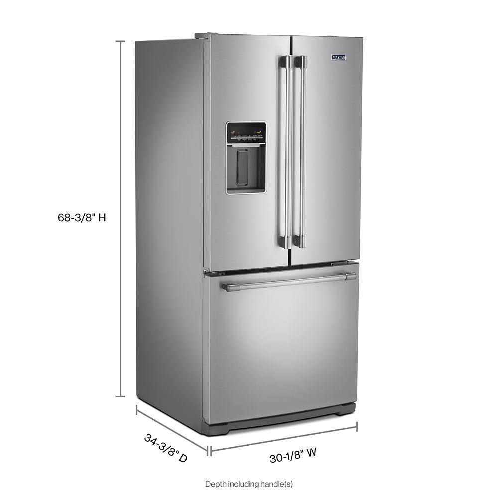 MFF2055FRZ Maytag 30-Inch Wide French Door Refrigerator - 20 Cu