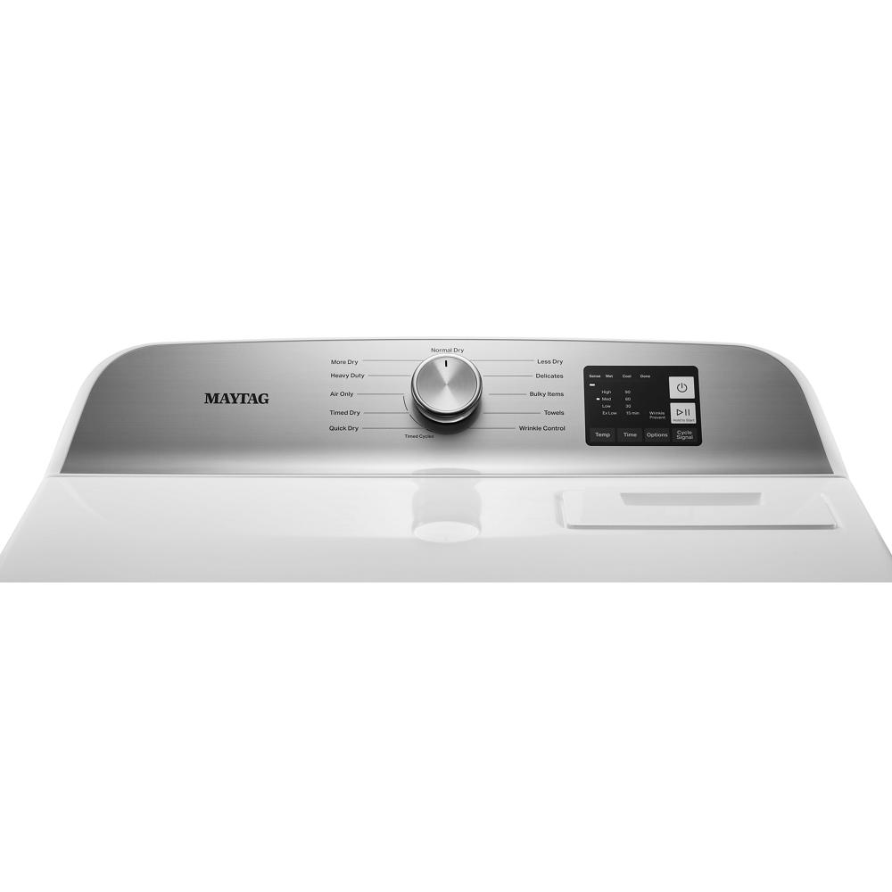 Model: MGD6200KW | Maytag Top Load Gas Dryer with Moisture Sensing - 7.0 cu. ft