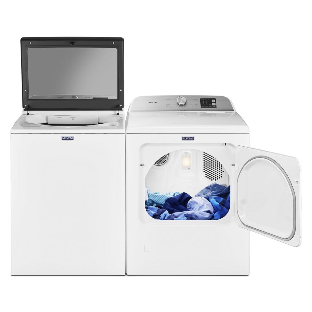 Model: MGD6200KW | Maytag Top Load Gas Dryer with Moisture Sensing - 7.0 cu. ft