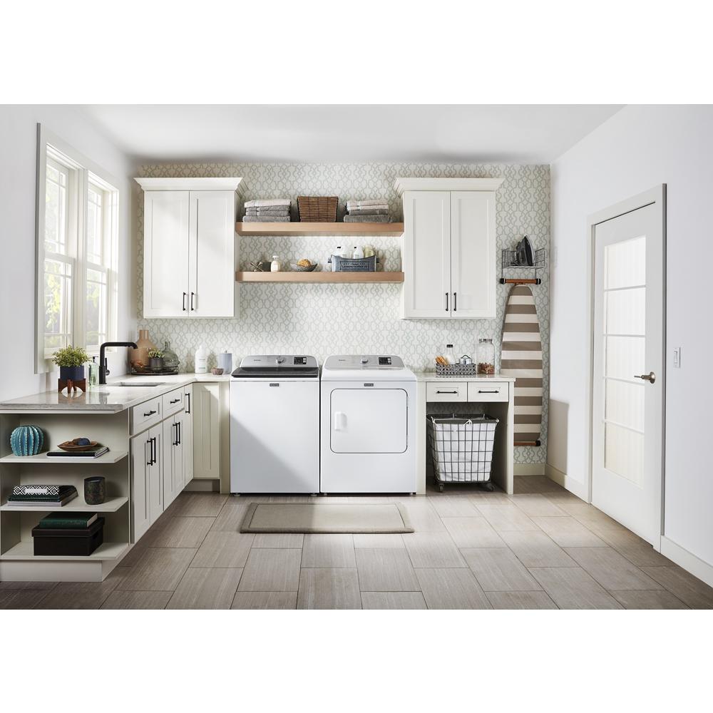 Model: MGD6200KW | Maytag Top Load Gas Dryer with Moisture Sensing - 7.0 cu. ft