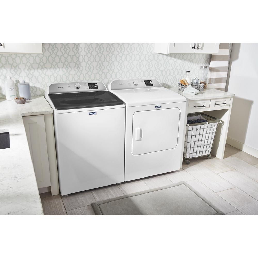 Model: MGD6200KW | Maytag Top Load Gas Dryer with Moisture Sensing - 7.0 cu. ft