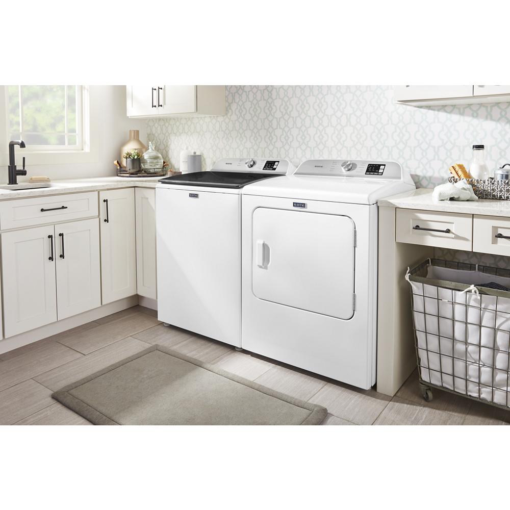 Model: MGD6200KW | Maytag Top Load Gas Dryer with Moisture Sensing - 7.0 cu. ft