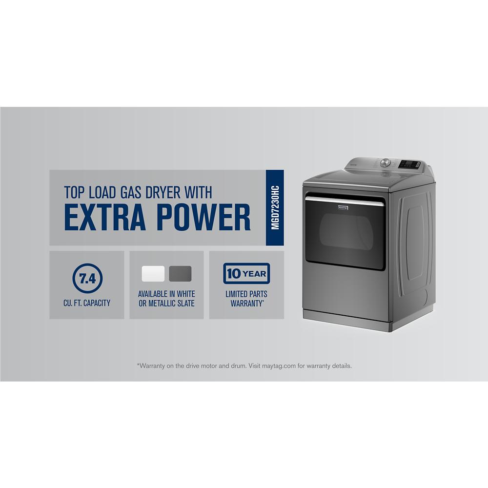 MGD7230HC by Maytag - Smart Top Load Gas Dryer with Extra Power