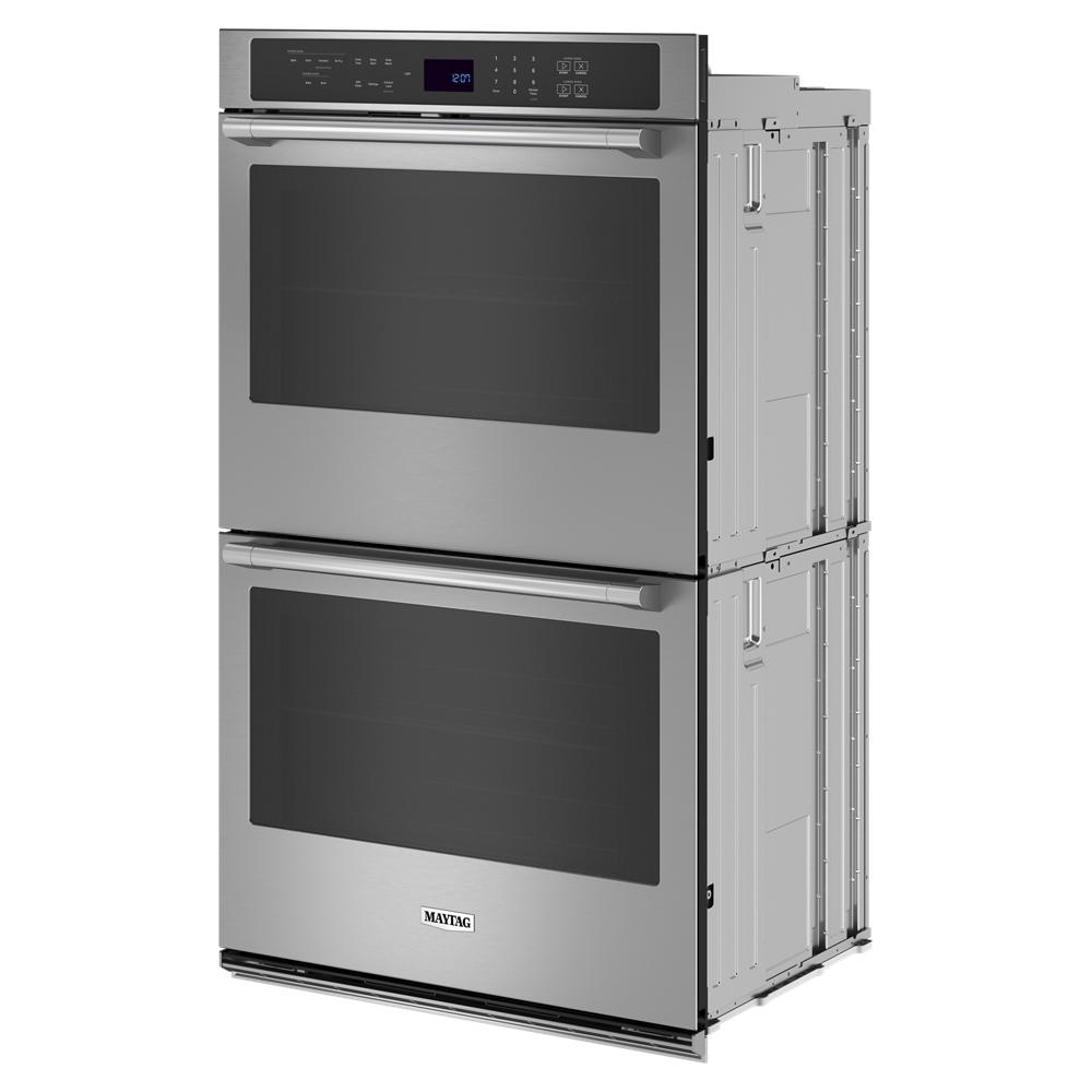 Model: MOED6027LZ | Maytag 27-inch Double Wall Oven with Air Fry and Basket - 8.6 cu. ft.