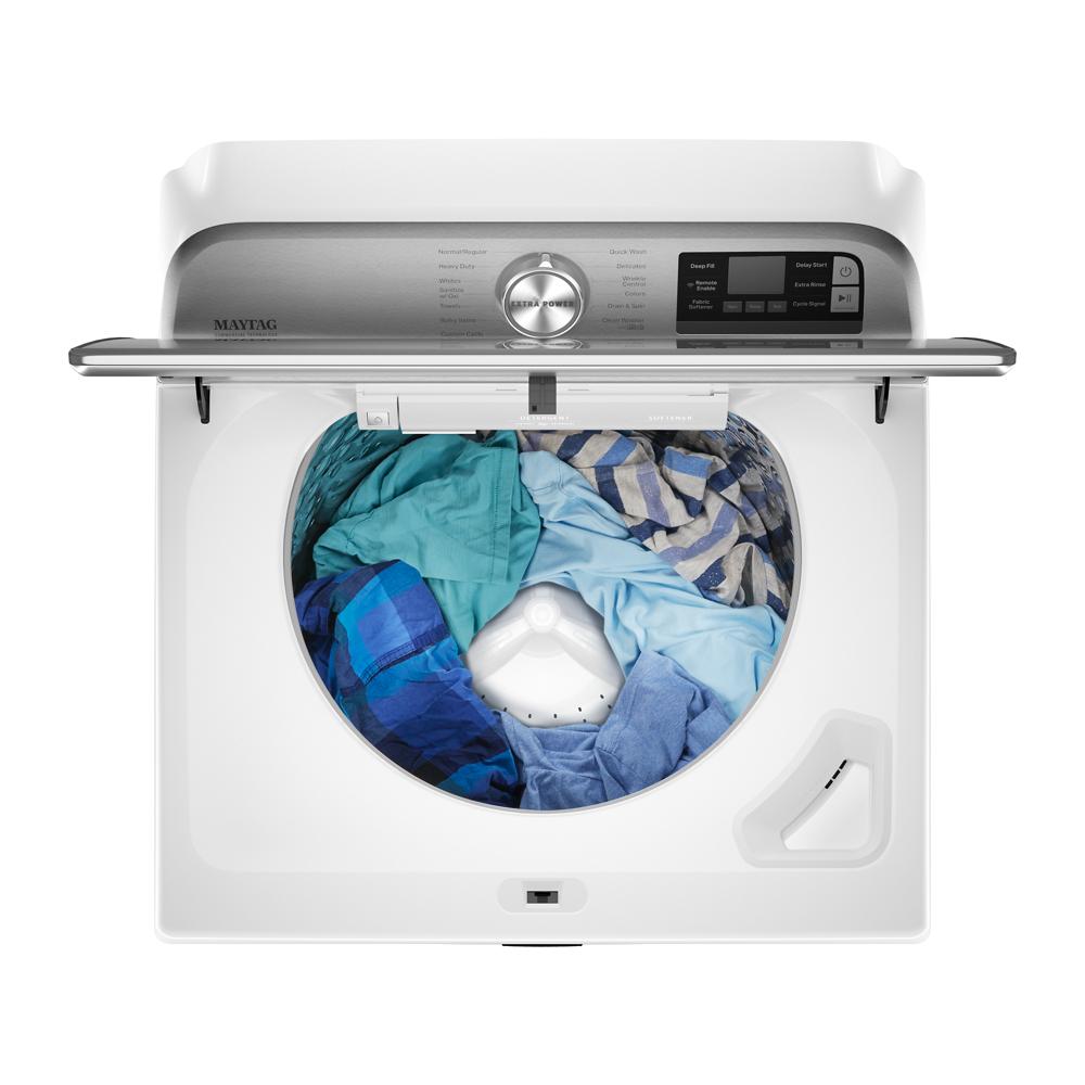 Model: MVW7232HW | Maytag Smart Top Load Washer with Extra Power - 5.3 cu. ft.