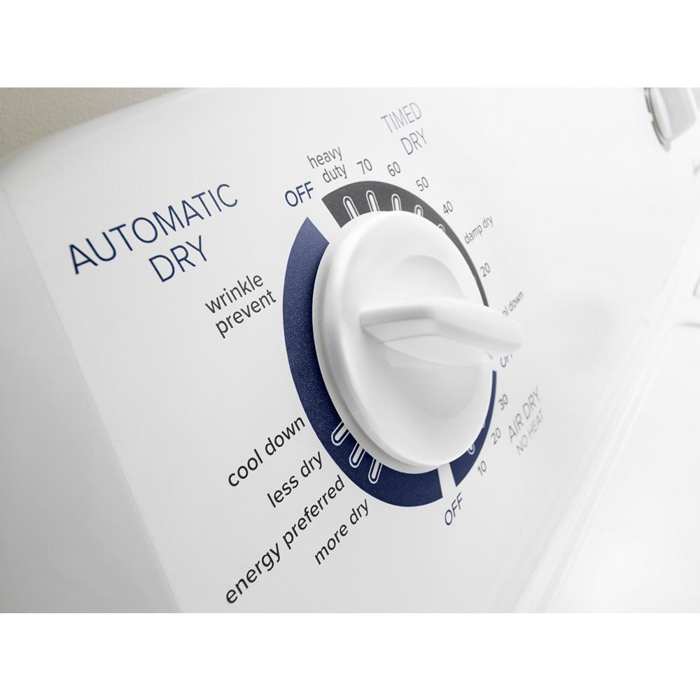Model: NED4655EW-CL | Amana 6.5 cu. ft. Electric Dryer with Wrinkle Prevent Option