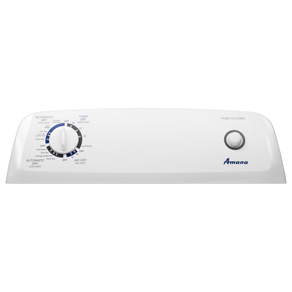 Model: NGD4655EW-CL | Amana 6.5 cu. ft. Gas Dryer with Wrinkle Prevent Option