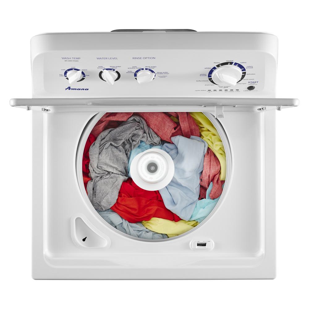 Model: NTW4519JW-CL | Amana LARGE CAPACITY TOP LOAD WASHER WITH HIGH-EFFICIENCY AGITATOR