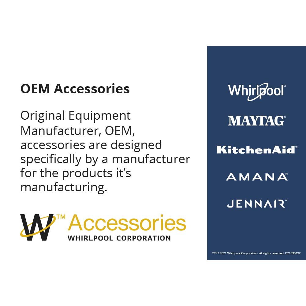 Model: W10505928RP | Unbranded Refrigerator Water Line Installation Kit, Black, with (1) 7'L industrial braided flexible hose and (1) brass union