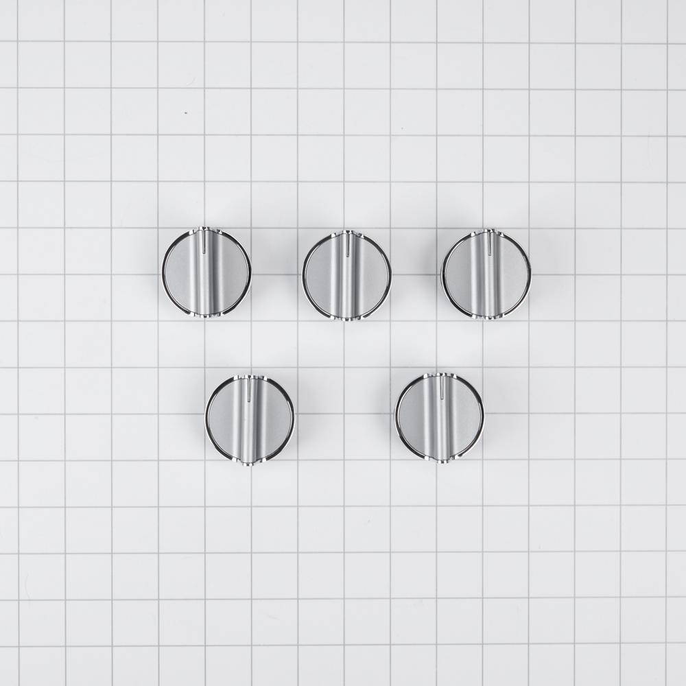Model: W10698166 | Unbranded Range Control Knob Kit, Stainless