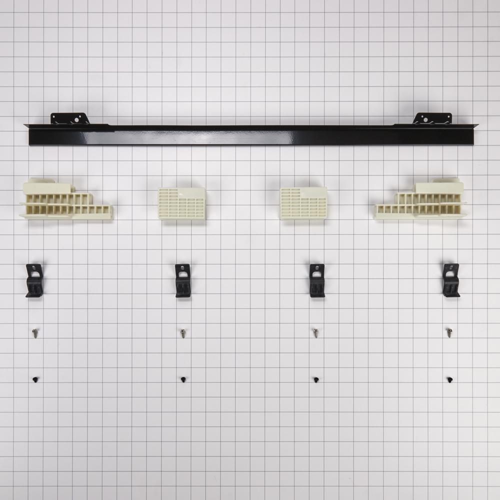 Model: W10837589 | Unbranded Built-In Range Flush Installation Trim Kit, Black