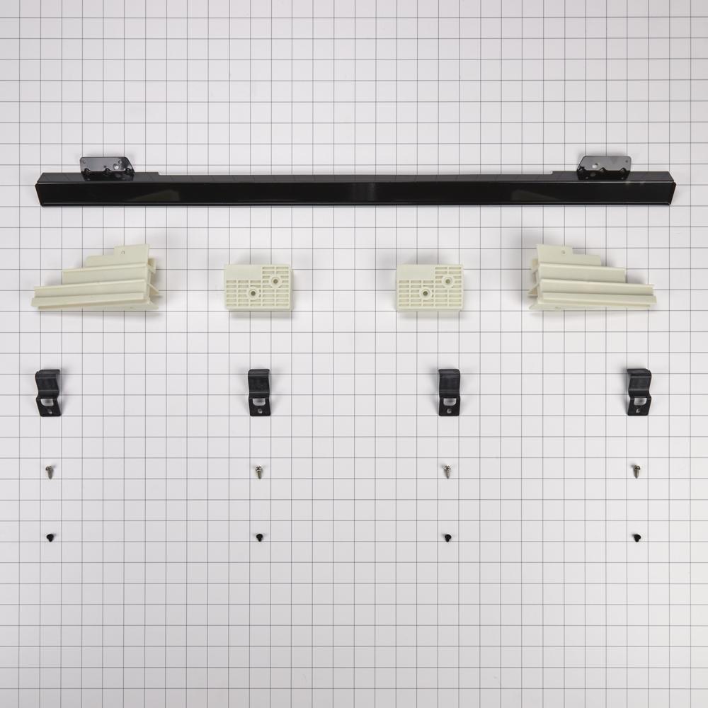 Model: W10837589 | Unbranded Built-In Range Flush Installation Trim Kit, Black