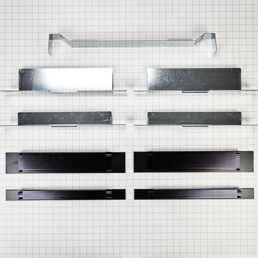 Model: W11290015 | Unbranded Built-In Oven/Microwave/Coffee Machine Side Trim Cover Kit, Black/Noir