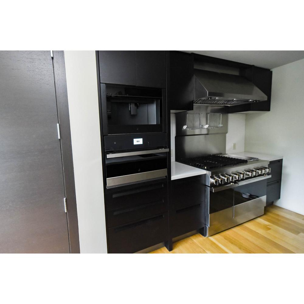 Model: W11290015 | Unbranded Built-In Oven/Microwave/Coffee Machine Side Trim Cover Kit, Black/Noir