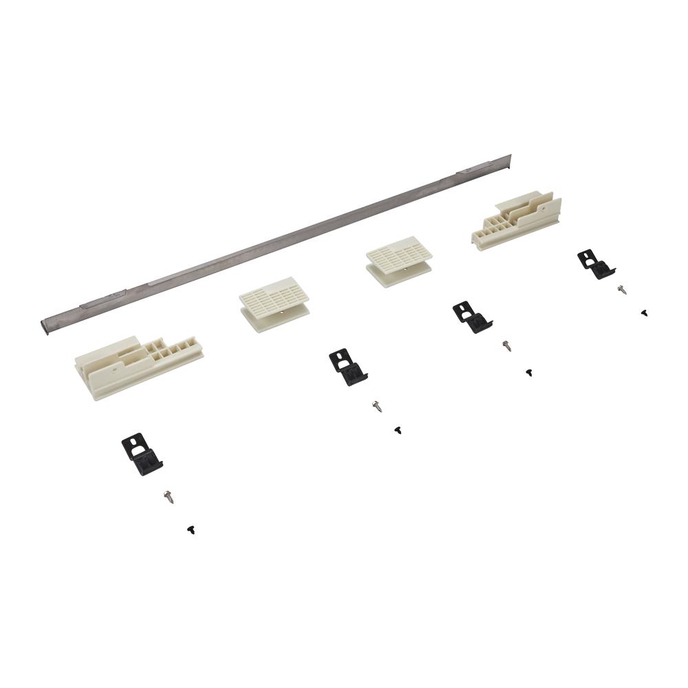 Unbranded Built-In Range/Microwave Flush Installation Trim Kit, Stainless Steel