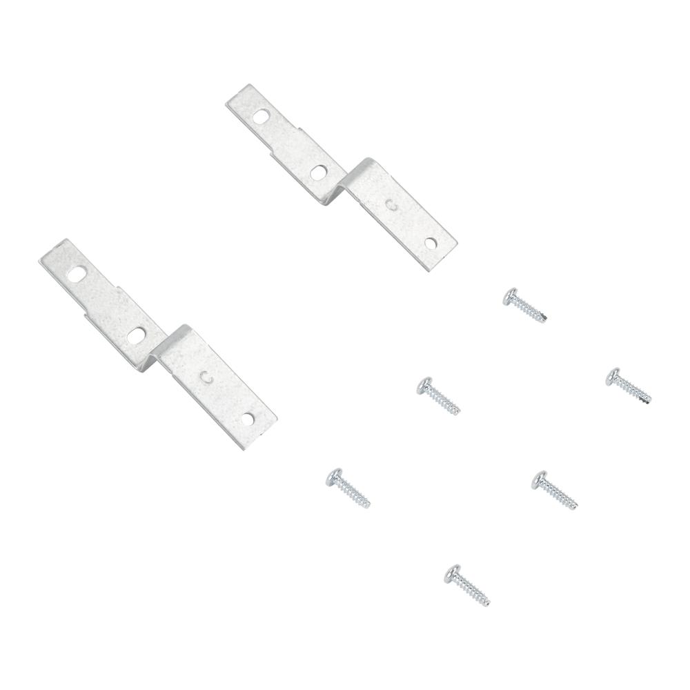 Unbranded Washer & Dryer Stacking Kit with 23" adhesive pads (2), 2 galvanized steel brackets, and 4 screws