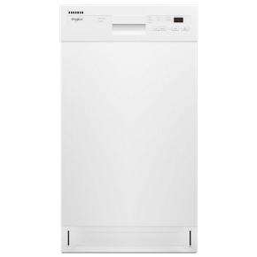 Model: WDF518SAHW | Whirlpool Small-Space Compact Dishwasher with Stainless Steel Tub
