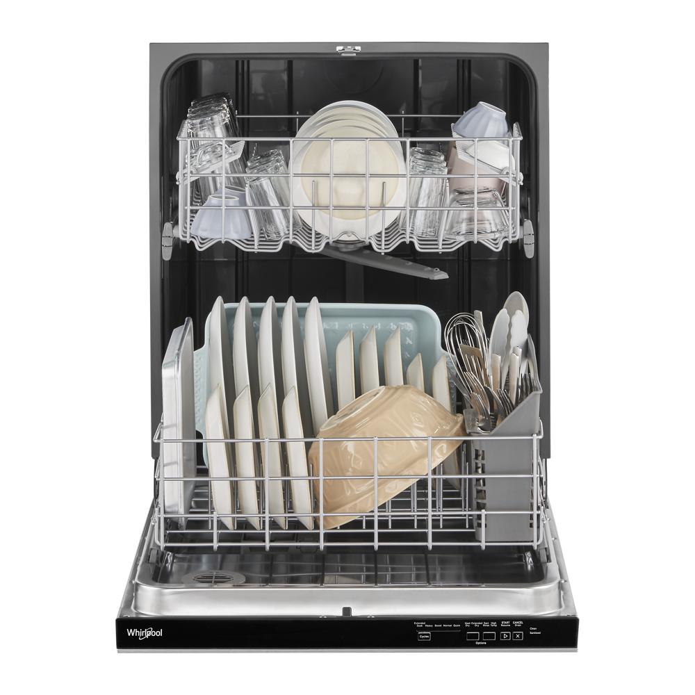 Model: WDP540HAMZ | Whirlpool Quiet Dishwasher with Boost Cycle and Pocket Handle