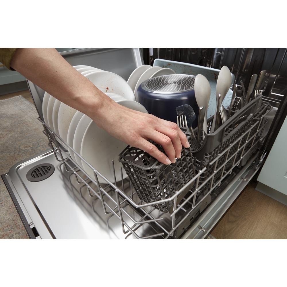 Model: WDT740SALB | Whirlpool Large Capacity Dishwasher with Tall Top Rack
