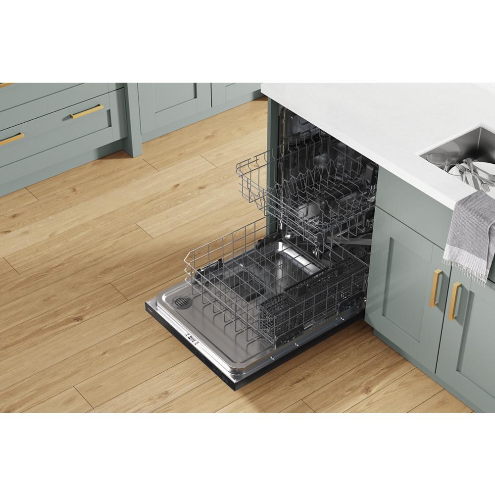 Model: WDT740SALB | Whirlpool Large Capacity Dishwasher with Tall Top Rack