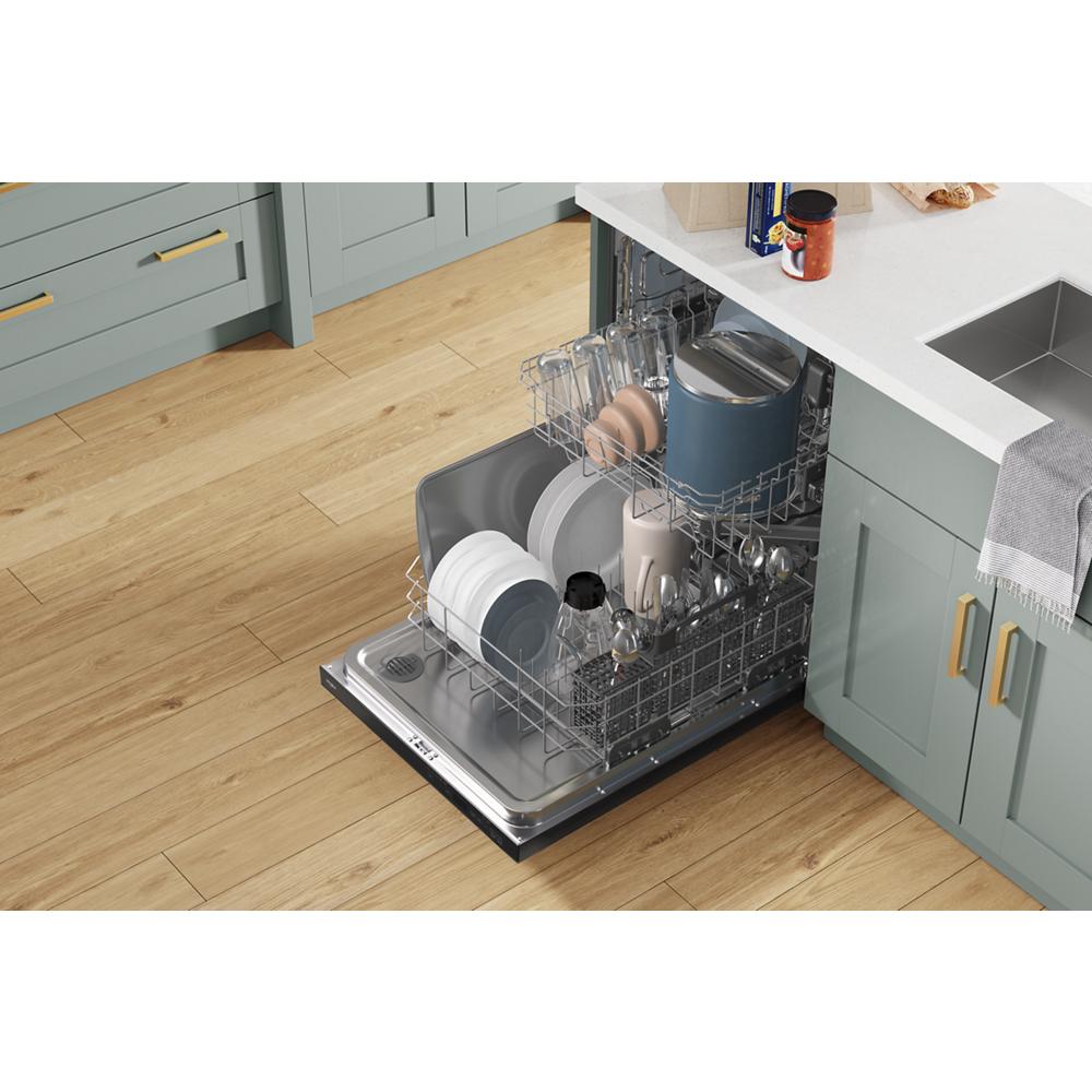 Model: WDT740SALB | Whirlpool Large Capacity Dishwasher with Tall Top Rack