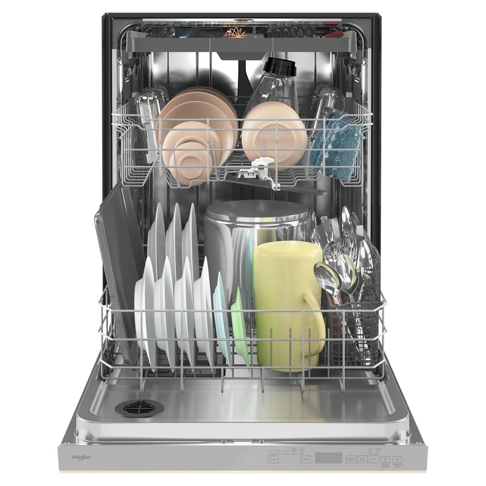 Model: WDTA50SAKT | Whirlpool 24” Stainless Steel Dishwasher with AI Intelligent Wash - 47 dBA