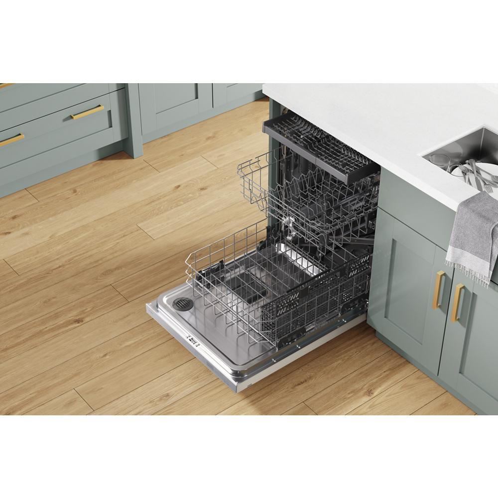Model: WDTA50SAKT | Whirlpool 24” Stainless Steel Dishwasher with AI Intelligent Wash - 47 dBA