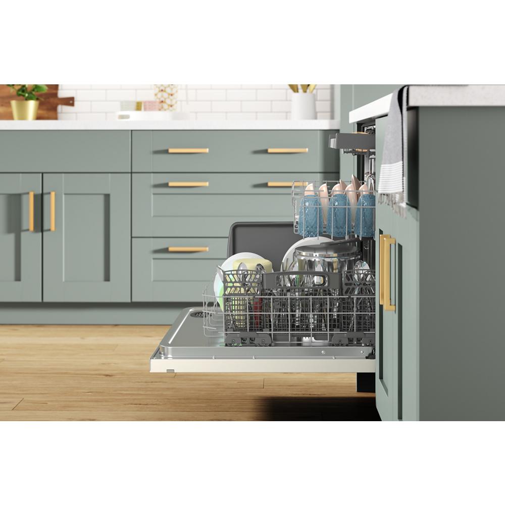 Model: WDTA50SAKT | Whirlpool 24” Stainless Steel Dishwasher with AI Intelligent Wash - 47 dBA