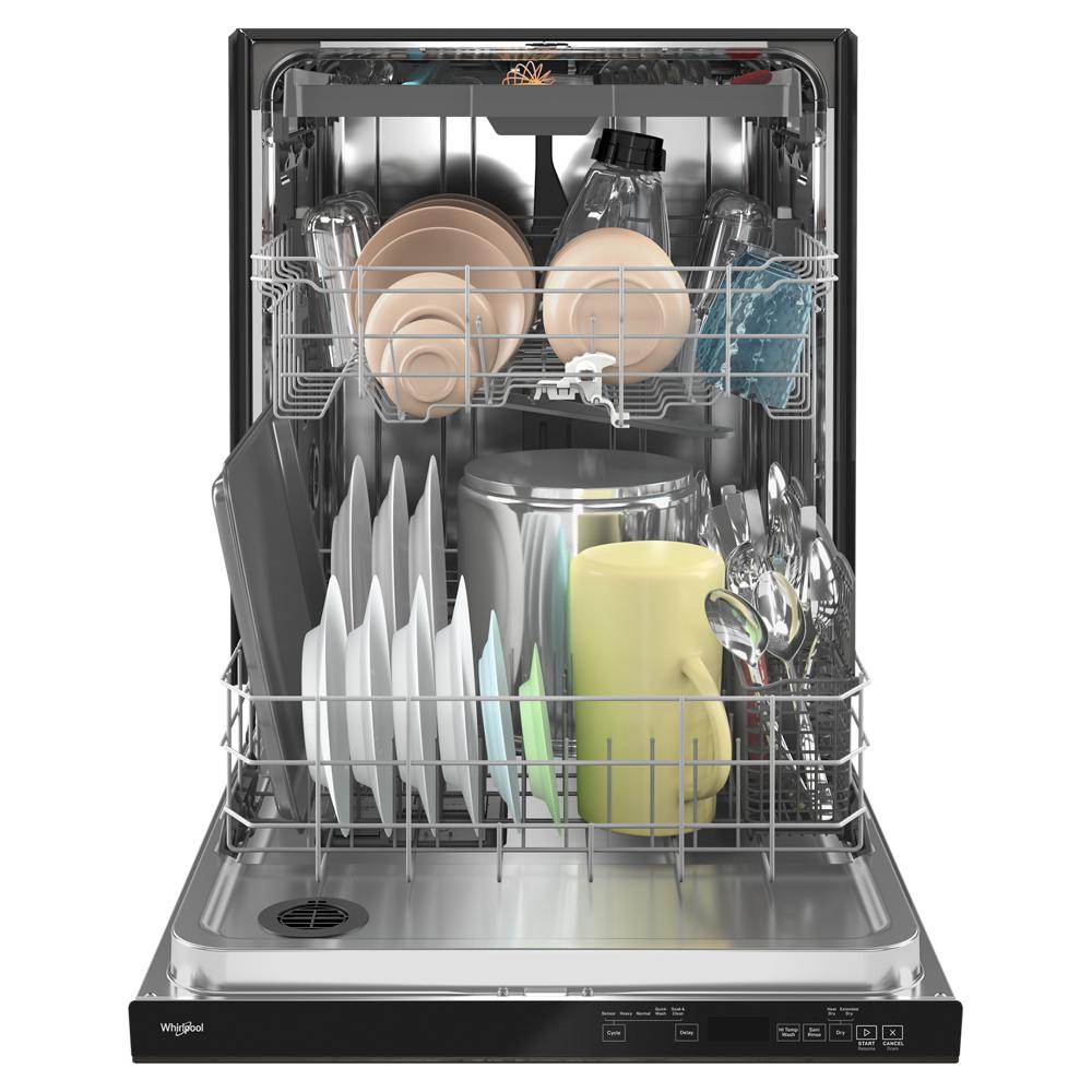 Model: WDTA50SAKV | Whirlpool 24” Stainless Steel Dishwasher with AI Intelligent Wash - 47 dBA