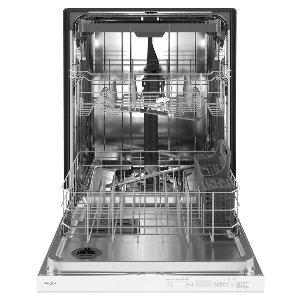 Model: WDTA50SAKW | Whirlpool 24” Stainless Steel Dishwasher with AI Intelligent Wash - 47 dBA