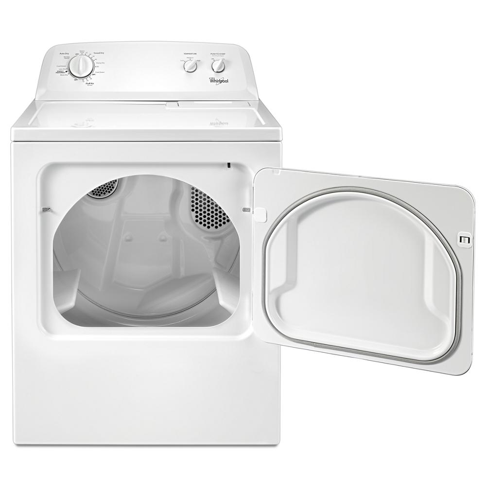 Model: WED4616FW | Whirlpool 7.0 cu.ft Top Load Electric Dryer with Wrinkle Shield™