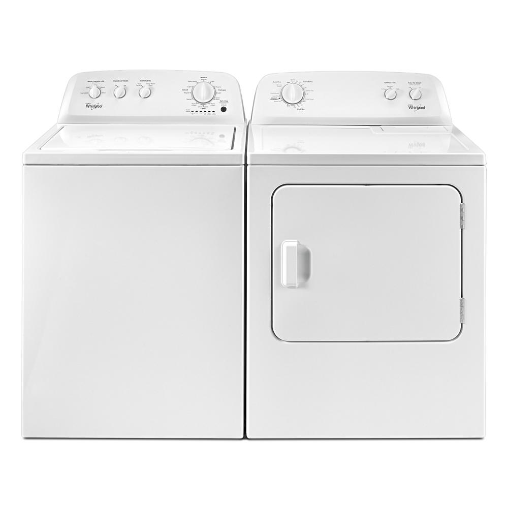 Model: WED4616FW | Whirlpool 7.0 cu.ft Top Load Electric Dryer with Wrinkle Shield™