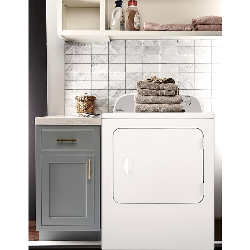 Model: WED4815EW-U5 | Whirlpool 7.0 cu.ft Top Load Electric Dryer with AutoDry™