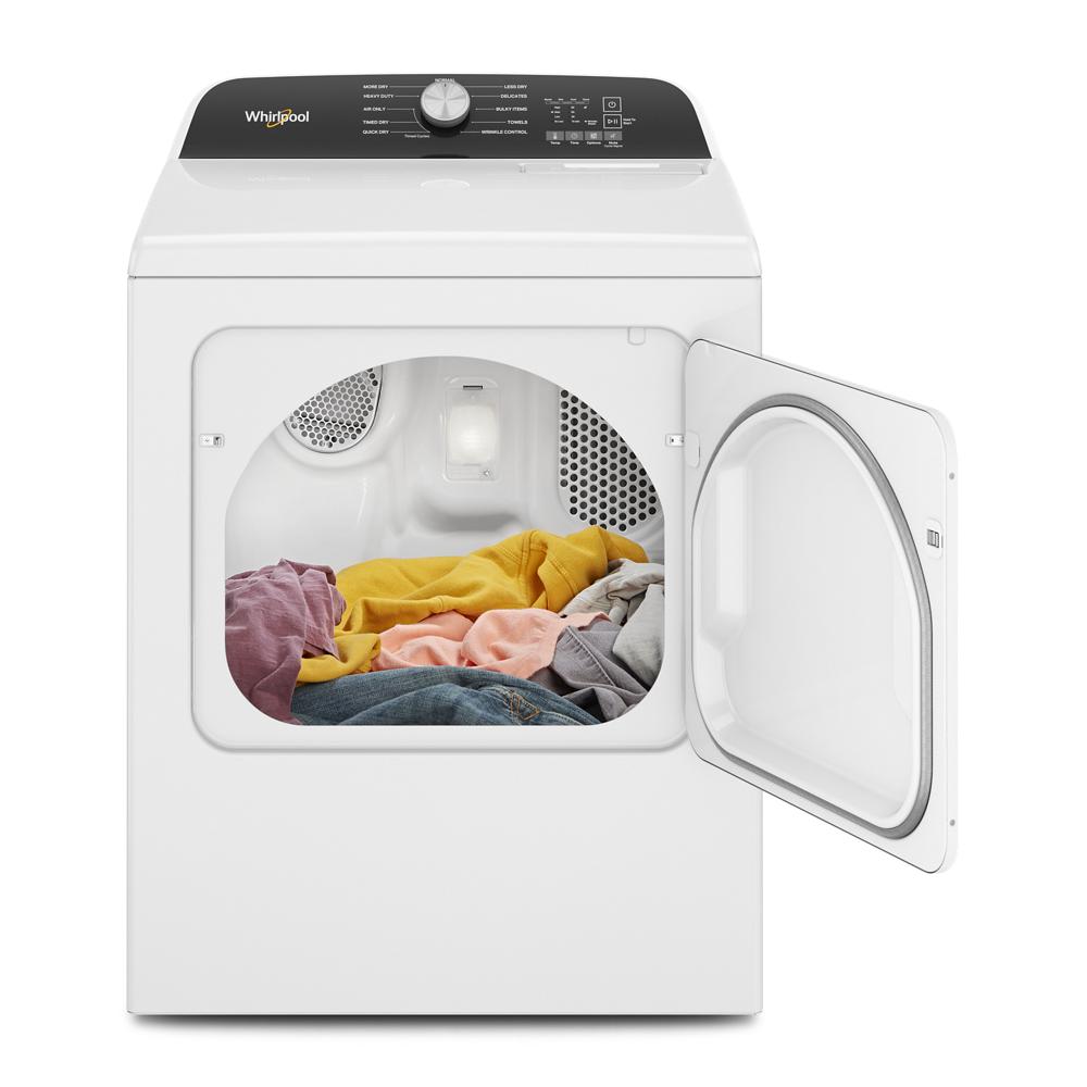 Model: WED500CMW | Whirlpool 7.0 Cu. Ft. Long Vent Electric Moisture Sensing Dryer