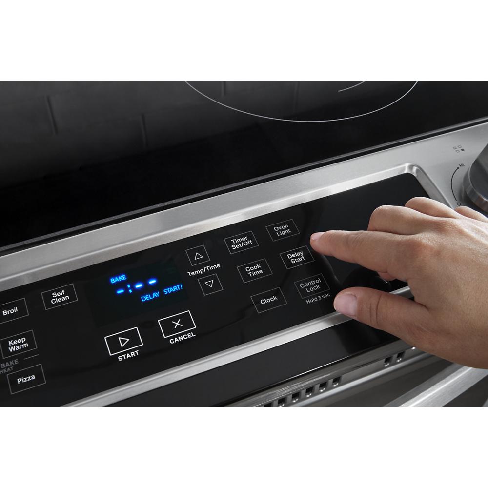 Model: WEE515SALB | Whirlpool Whirlpool® 34" Tall Range with Self Clean Oven Cycle