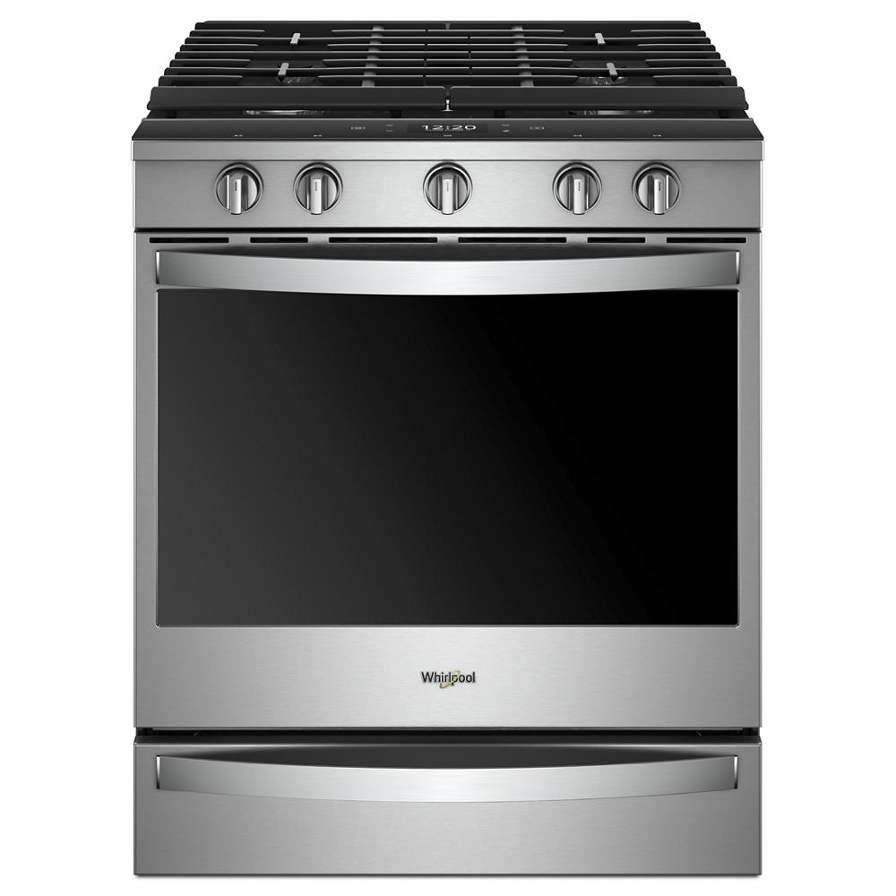 Whirlpool 5.8 cu. ft. Smart Slide-in Gas Range with Air Fry, when Connected