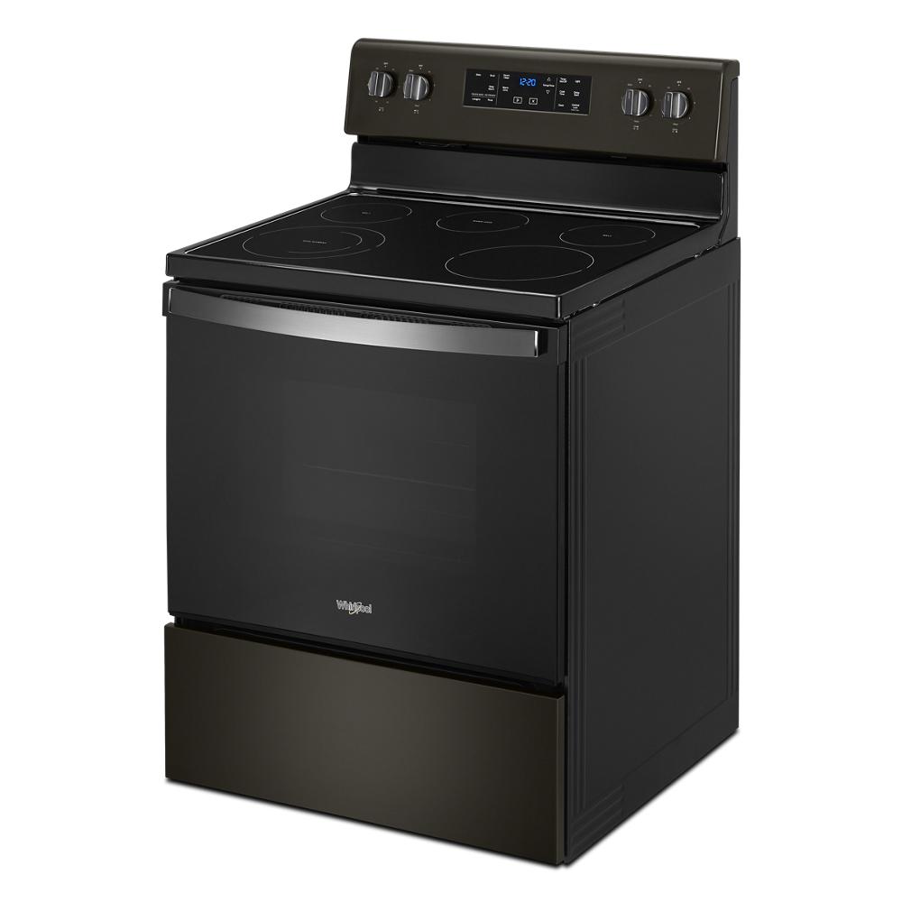Model: WFE505W0JV | Whirlpool 5.3 cu. ft. Whirlpool® electric range with Frozen Bake™ technology