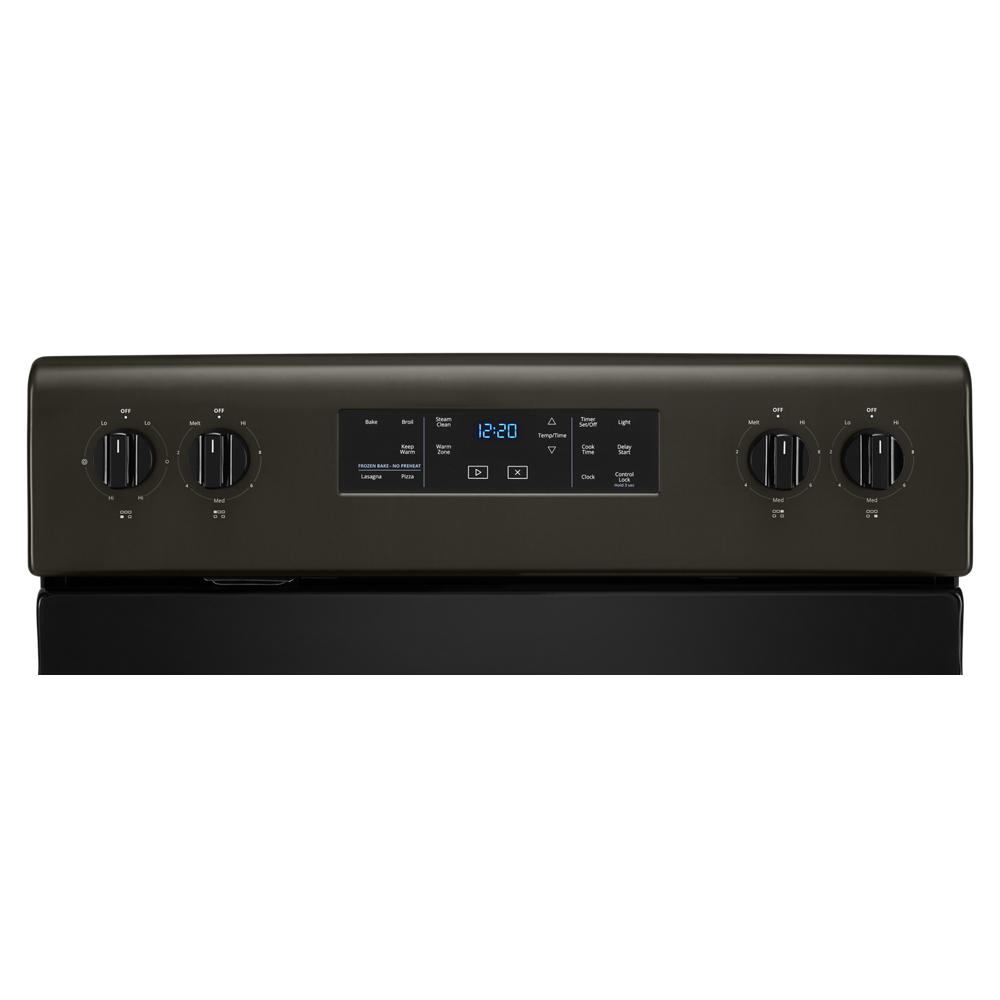 Model: WFE505W0JV | Whirlpool 5.3 cu. ft. Whirlpool® electric range with Frozen Bake™ technology